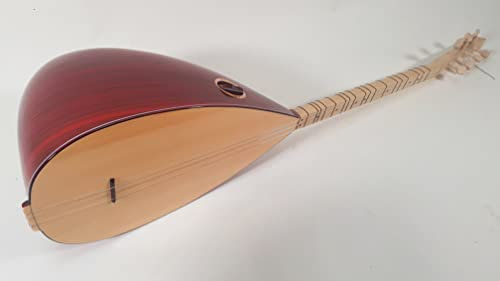 Neue Saz/Baglama - Langhals/Uzun Sap -Hochglanz, mit Tasche
