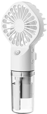 Luckxing Ventilador portátil con Niebla - nebulización portátil Alimentado por batería, Ventilador Ventilador doméstico Pulverizador Agua Pulverizador Ventilador para Viajes