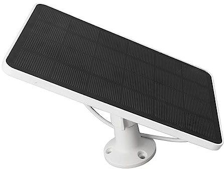 Solarpanel für Überwachungskamera, 4 W 5 V Wasserdichte Solarstromversorgung für Drahtlose Überwachungskamera, Solarladegerät für Arlo, Ring, Blink