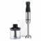 JATA JEBT1791 - Batidora Mano 1500 W. 4 Cuchillas de Acero Inoxidable. Pie Desmontable. 2 Pulsadores de Velocidad. Incluye: Picadora y Vaso de 700 ml. Regulador de Velocidad