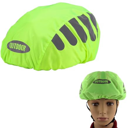 1 Stück Fahrradhelm Regenschutz, Winddichter Regenüberzug, atmungsaktiver und wasserfester Helmüberzug, Fahrrad Regenhaube für alle Helme, Helm Überzug, Helmüberzug, Helm Cover