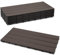 Cecaylie 6er Pack WPC Terrassenfliese, Kaffee Balkonfliesen 30x60cm - 1m², Ideal für den Außenbereich Klickfliesen für Balkon, Garten, Terrasse, Bodenbelag Einfach, Schnell und Praktisch Verlegt