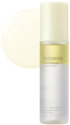 mixsoon Bean Balancing Ampoule Mist 100ml | Intensive 2:8 Dual-Layer Moisture-Lock Spray, Fermented Soybean & Jojoba Oil for Nourishing, Soothed, and Glowing Skin