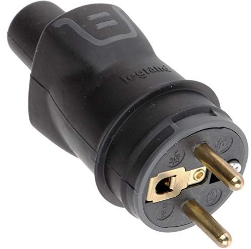 Legrand Annela LEG50114 - Clavija macho (2P + T, 16 A, IP44)