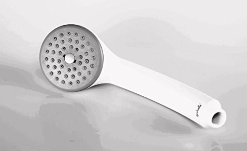 Spirella Maya White Handbrause Duschkopf Duschbrause 1 Jet Rain Easy Clean 1/2