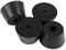sourcingmap 4pcs Rubber Feet Bumpers Furniture Table Amplifier Speaker Cabinet Leg Pads, D25x20xH12mm