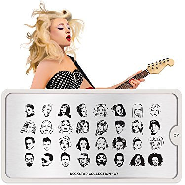 Moyou Stamping Schablone - Rockstar 07