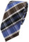 TigerTie - schmale Designer Krawatte in braun blau silbergrau schwarz anthrazit gestreift