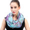 Lina & Lily Unicorn und Galaxie Damen Loop Schal Schlauchschal (Blau/Lila)