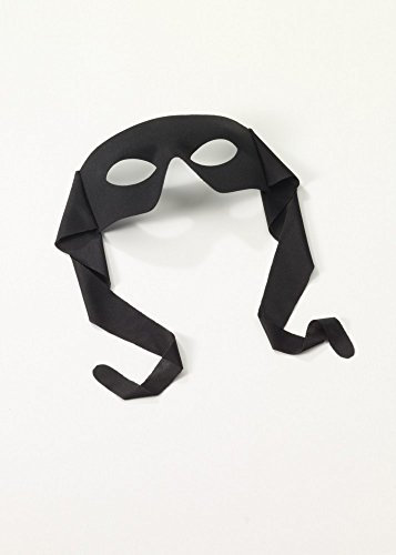 shoperama Accessoires für Superhero Herren Kostüm, Maske Schwarz