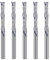 Hozly Juego de 5 brocas de corte descendente de 3.175mm de pulgada en espiral CNC para fresadora de carburo de tungsteno