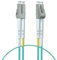 ipolex Cavo patch in fibra LC a LC multimodale, cavo fibra ottica 10Gb OM3, cavo Internet in fibra ottica duplex 50/125μm jumper fibra ottica LSZH per transceiver MMF SFP/SFP+, 1 metri, 1-Pack.