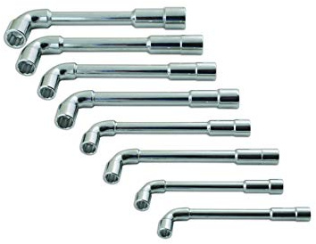 Laser 7506 Go Thru Angled Socket Spanner Set 8pc