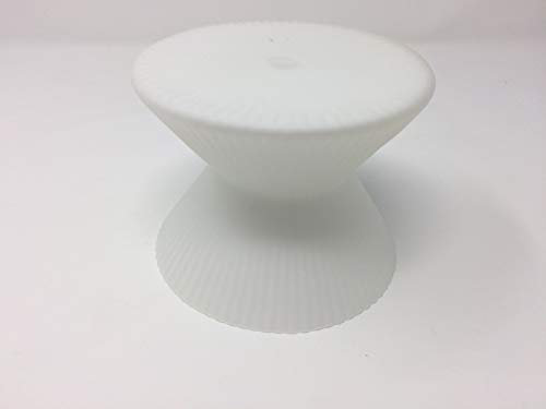 Glas Lampenschirm Ersatzglas Öffnung Loch 10mm Lochmaß Fassung G4 Lampenglas weiß matt opal