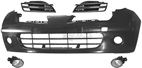 Set Stoßstange vorne lackierfähig +Nebel+Zubehör für Nissan Micra K12 Bj. 05-07