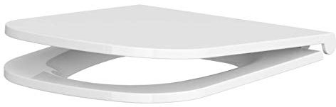 Fine Decor Abattant WC suspendu sans rebord avec système d'abaissement automatique Arteco Cersanit amovible