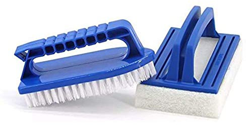 Lifreer Il kit di pulizia della vasca idromassaggio include spazzola per strofinare, spazzola per piscina per spa e pulizia vasca idromassaggio