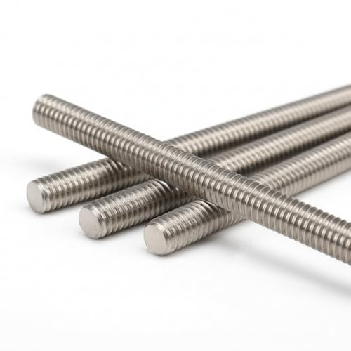 PROTECH 1 Stück Gewindestange M10 Länge 1 Meter rostfreier Edelstahl A2 V2A DIN 975 / DIN 976 Regelgewinde 1000mm 1m Gewindestab 10mm Durchmesser