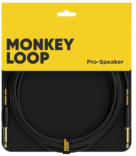 Monkey Loop Pro Speaker Jack Mono - Jack Mono Cable Altavoz 3 Metros