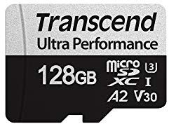 Transcend 128Go microSD mit Adapter UHS-I, TS128GUSD340S