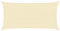 vidaXL Sonnensegel Sonnenschutz Windschutz Sonnendach UV Schutz Sonnenschutzsegel Schattenspender Garten Terrasse Balkon 160g/m² Creme 4x7m HDPE