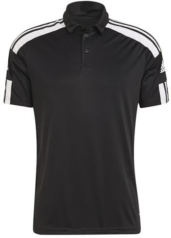 Adidas Mens Polo Shirt (Short Sleeve) Sq21 Polo, Black/White, GK9556, XL EU