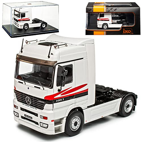 Ixo Mercedes-B Actros MP1 1851 Weiss LKW Truck 1. Generation 1996-2003 1/43 Modell Auto