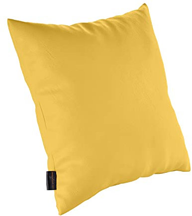 pader medi.tech Kopfkissen mit Schaumstoff-Flocken, 40x40cm, Therapiekissen, Lagerungskissen für die Physiotherapie mit Kunstlederbezug | abwaschbar, bequem | Mais