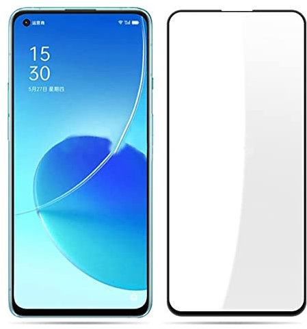 Kepuch 2 Paquetes Vidrio Templado Protector de Pantalla para OPPO Realme 6