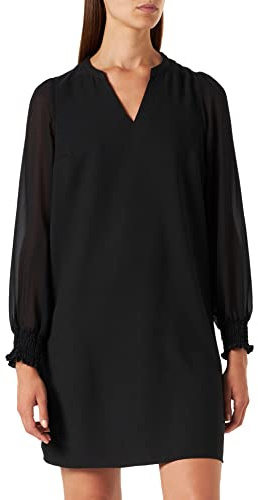 Naf Naf Damen Klenissa R1 Kleid, Schwarz, 34