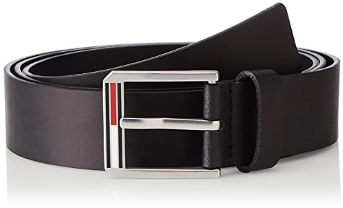 Tommy Jeans Herren TJM Essential Leather 3.5 AM0AM10380 Gürtel, Schwarz, 105