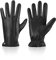 vislivin Winter Handschuhe Herren Leder Handschuhe Vollhand Touchscreen Lederhandschuhe Wärme Leather Gloves Schwarz XXL