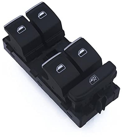 Fensterheber Schalter Taste Fahrerseite Fenster Hauptschalter Für VW Für Golf 7 MK7 Für Touran Für Tiguan Für Carfter 5GG959857A 5G0959857C Autofenster Schalter (Color : B)