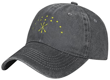 Vintage Baseball Cap, Unisex Circassian Flag Verstellbare Baseballmützen Dad Hat Deep Heather