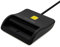 AISENS Lector De Tarjeta Inteligente DNI. USB-C. Negro