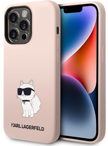 KARL LAGERFELD KLHCP14XSNCHBCP Hülle für iPhone 14 Pro Max 6,7 hardcase Rosa SI