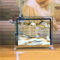 LCDOCLAK Image d'art de sable mobile (30,5 x 25,4 cm), sablier 3D paysage de sable profond, art de bureau 3D pour décoration de bureau à domicile