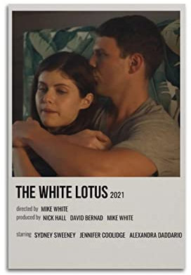 yydds The White Lotus Dark Comedy TV-Serie Leinwand-Poster, Wandkunstdruck, ästhetische Raumdekoration, Poster, Heimbüro, Dekoration, 40 x 60 cm, ohne Rahmen