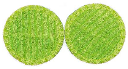 Livington Steam Twister Ersatz Pads - 2 Stück Mikrofaser-Pads für den Steam Twister Dampfreiniger - Duopad-System - Für alle Böden und Oberflächen