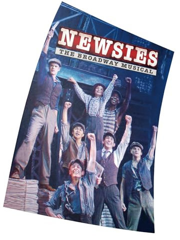 Newsies Broadway Musical Poster Größe 11 x 17(28 x 43 cm) Dekorative Rahmenloses Kunst Geschenk Leinwand Poster