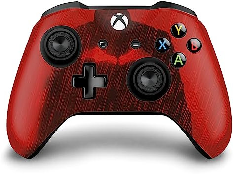 Head Case Designs Offizielle The Batman Roter Regen Neo-Noir Und Poster Vinyl Haut Gaming Aufkleber Abziehbild Abdeckung kompatibel mit Xbox One S/X Controller