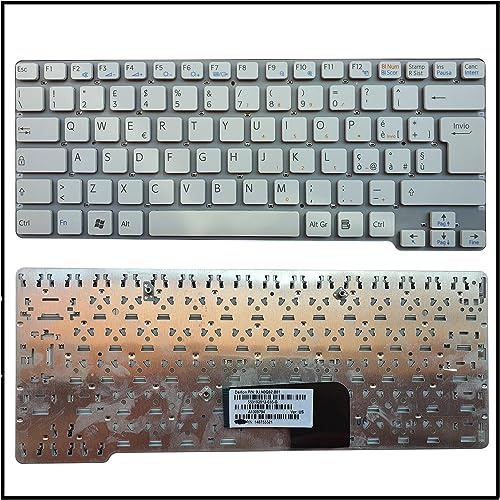 Generico Tastiera Italiana per Sony VAIO VGN-CW VPCCW15EC VPCCW16EC Bianca No Frame