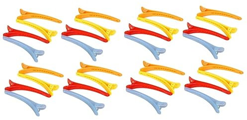 FRCOLOR 100 Stk Haar Klammern Ente Haarspangen Haarstyling-griff Friseursalon-clips Haarspangen Mit Entenzähnen Entenschnabel Griffigkeit