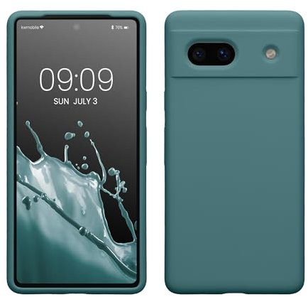 kwmobile Housse Compatible avec Google Pixel 7a Coque - Housse de téléphone Protection Souple en TPU Silicone - Arctic Night