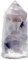 AZOOB Main Goutte Colle Cristal Gravier Ornement Cristal Colonne démagnétisation Yoga Violet Poudre Blanc résine Cristal Colonne apaisant décor ERTEYIN (Color : D, Size : One Size)
