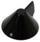 MANOPOLA NERA PER PIANO COTTURA REX ELECTROLUX FORO INNESTO 6 mm