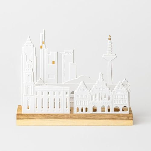 Räder [DL] Lichtobjekt Stadtsilhouette Frankfurt 25x9,5x19,5cm