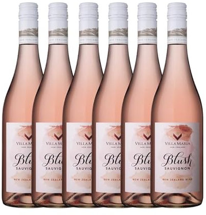 Villa Maria Sauvignon Blush New Zealand Rose Wine Case of 6 x 75cl Bottles