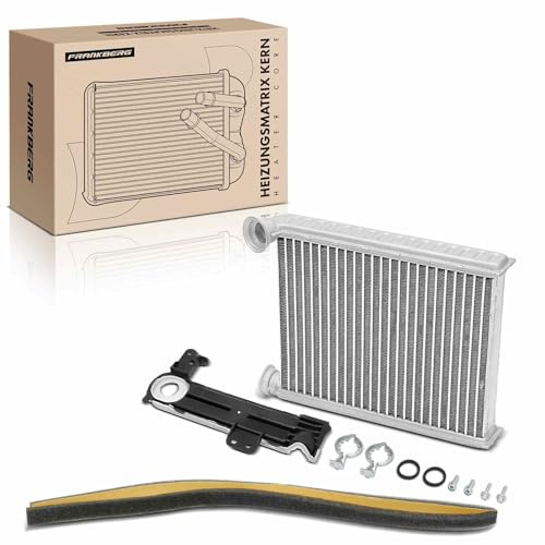 Frankberg Échangeur de chaleur pour chauffage intérieur 271153553R | Compatible avec: Thalia III L8, Clio IV BH, Clio IV Box/Hatchback BH, Logan I LS, Clio IV Grandtour KH, Logan MCV II
