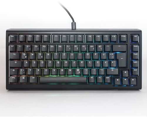 Ducky Tinker 75 Gaming-Tastatur, RGB - MX-Speed Silver (ISO-DE)